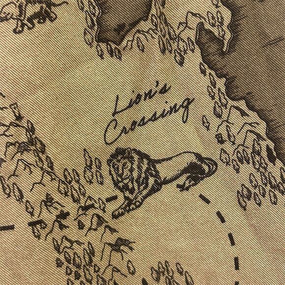 Banana Republic Graphic Shacket Shirt Treasure Map Maps Men’s Size Medium NWT - Picture 6 of 12